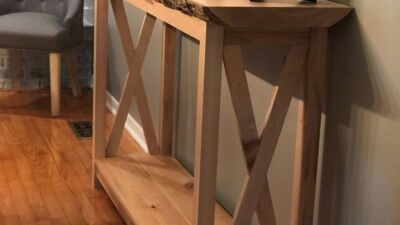 Maple Wall Table