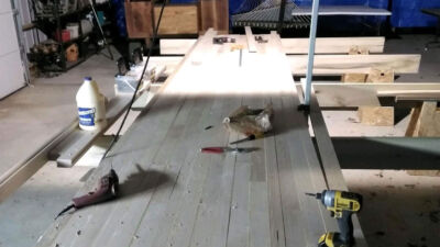Maple Bakers Table - In Progress